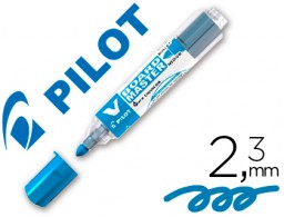 Rotulador pizarra blanca Pilot V Board Master punta redonda tinta líquida azul